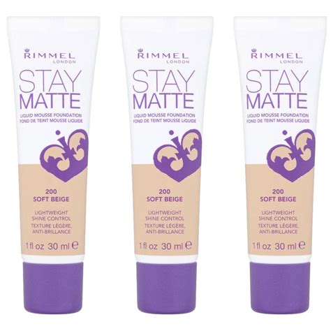 rimmel stay matte liquid foundation